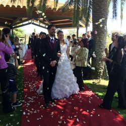 Maria Lapiedra y Marc Amigó celebran su boda en Barcelona