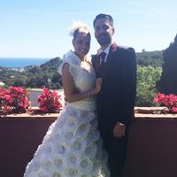 María Lapiedra y Marc Amigó en su boda en Barcelona