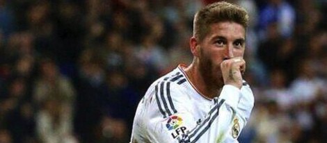 Sergio Ramos dedicando su gol ante el Osasuna a Pilar Rubio y su futuro hijo