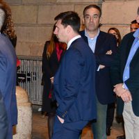 Leo Messi en el funeral de Tito Vilanova en la Catedral de Barcelona