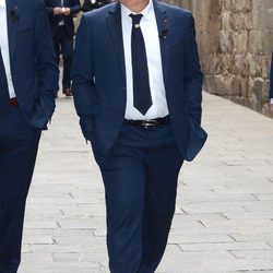 Gerardo 'Tata' Martino en el funeral de Tito Vilanova en la Catedral de Barcelona