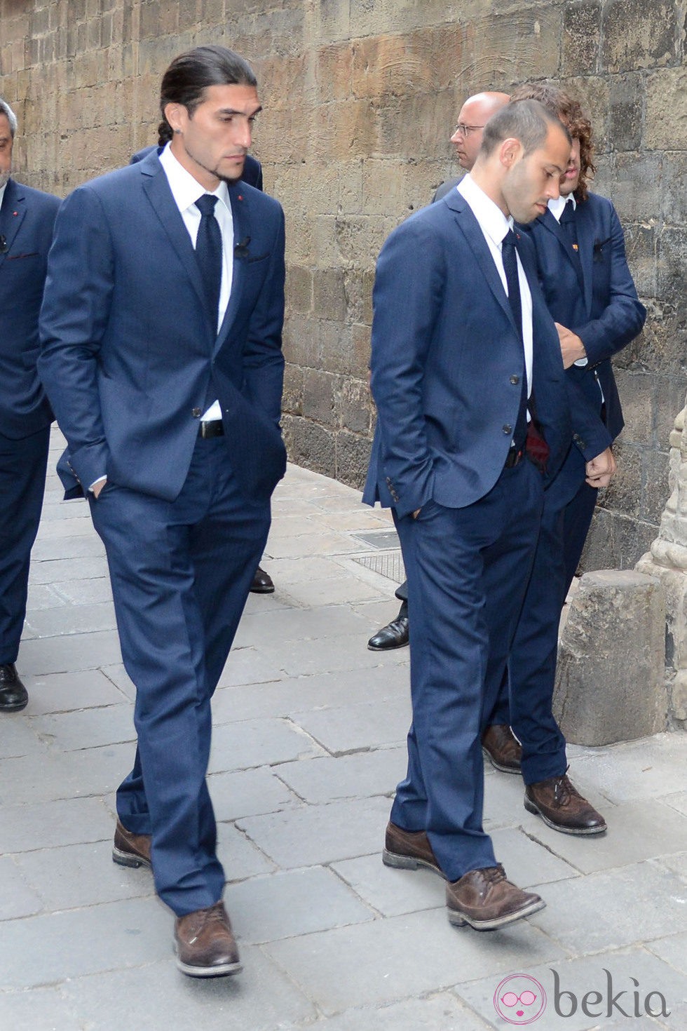 José Manuel Pinto en el funeral de Tito Vilanova en la Catedral de Barcelona