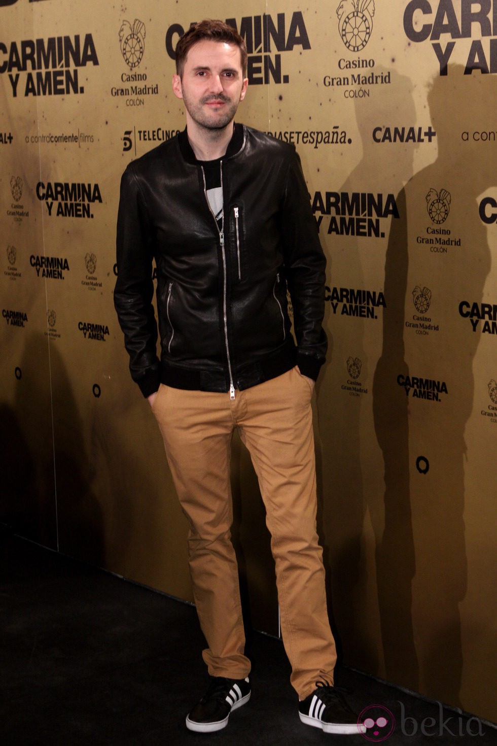 Julián López en el estreno de 'Carmina y amén' en Madrid