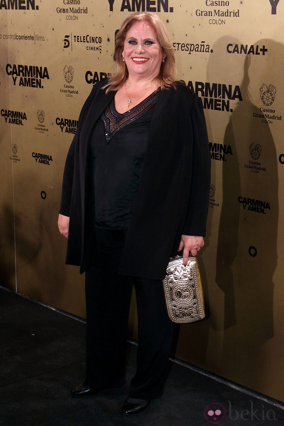 Carmina Barrios en el estreno de 'Carmina y amén' en Madrid