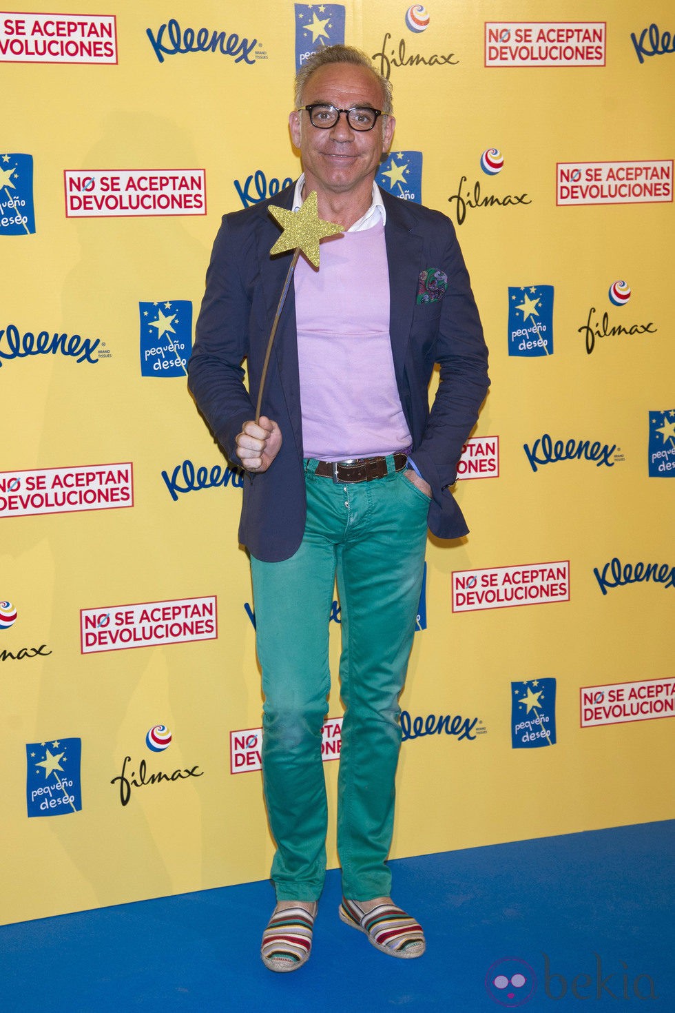 Joaquín Torres en el estreno de la película 'No se aceptan devoluciones'