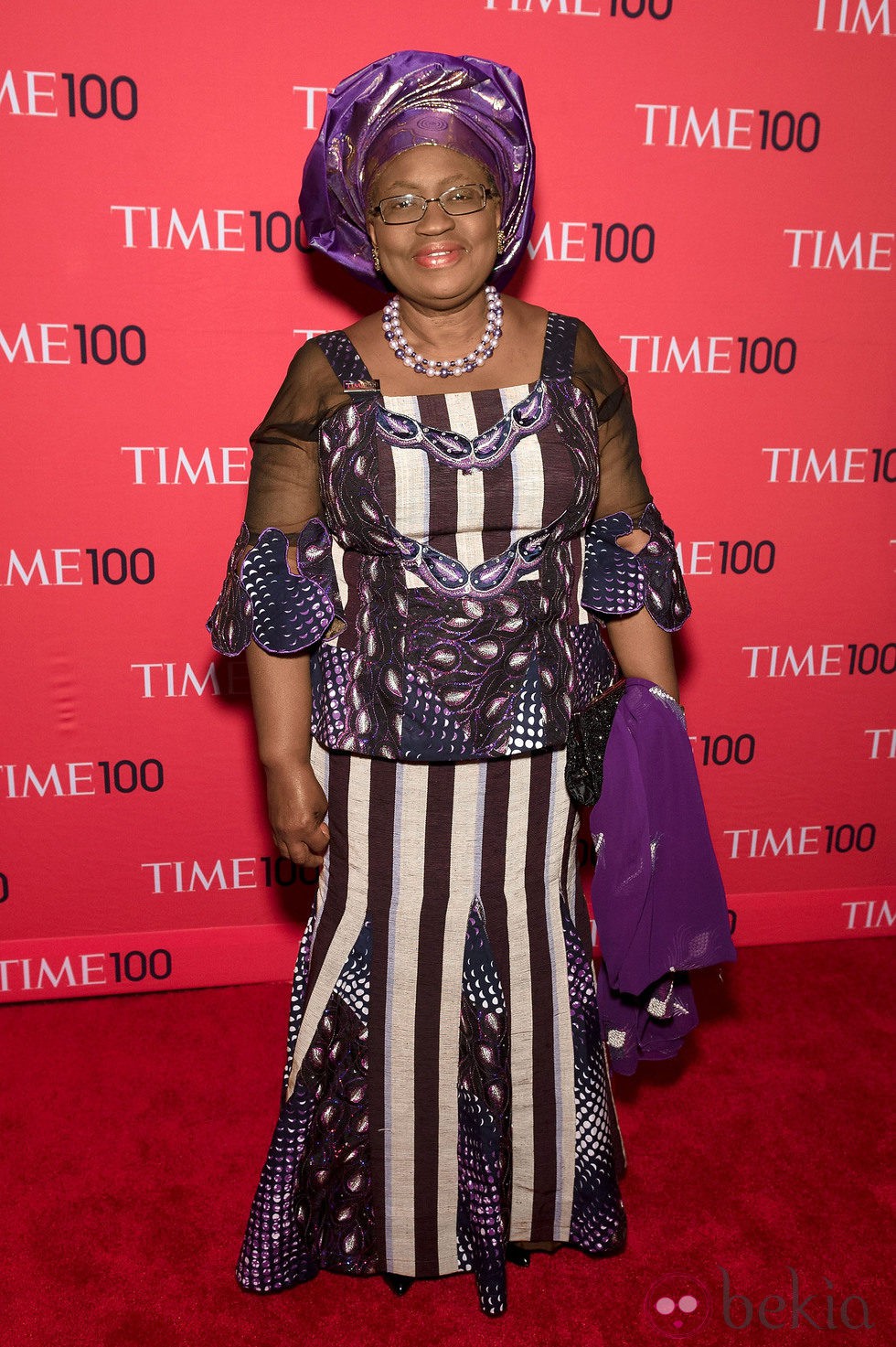 Ngozi Okonjo-Iweala en la gala de la revista Time 2014 