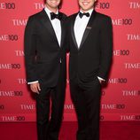 Evan Spiegel y Bobby Murphy en la gala de la revista Time 2014