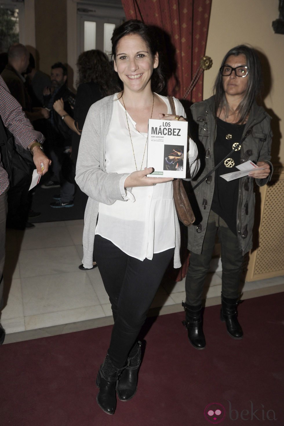 Malena Alterio en el estreno de la obra de teatro 'Los Mácbez' en Madrid