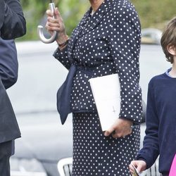 Camilla Parker, rota de dolor en el funeral de su hermano Mark Shand