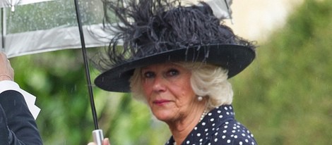 Camilla Parker, rota de dolor en el funeral de su hermano Mark Shand