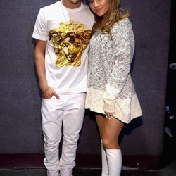 Austin Mahone y Ariana Grande en los iHeartRadio Music Awards 2014