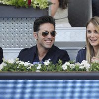 Alba Carrillo y David Bustamante en el Charity Day del Open de Madrid 2014