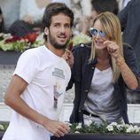 Alba Carrillo y Feliciano López en el Charity Day del Open de Madrid 2014