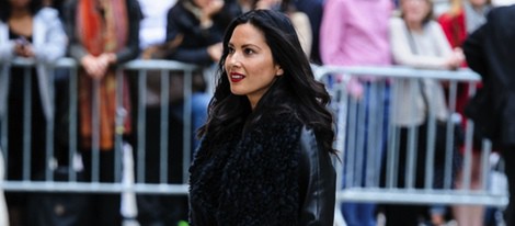 Olivia Munn en la misa funeral por L'Wren Scott en Manhattan