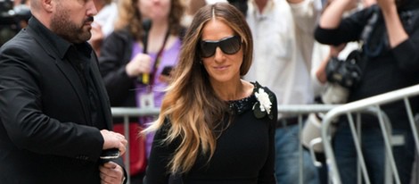 Sarah Jessica Parker en la misa funeral por L'Wren Scott en Manhattan