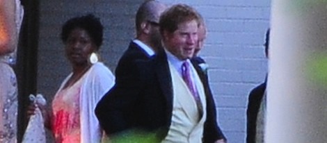 El Príncipe Harry de Inglaterra en la boda de Guy Pelly y Lizzy Wilson en Memphis