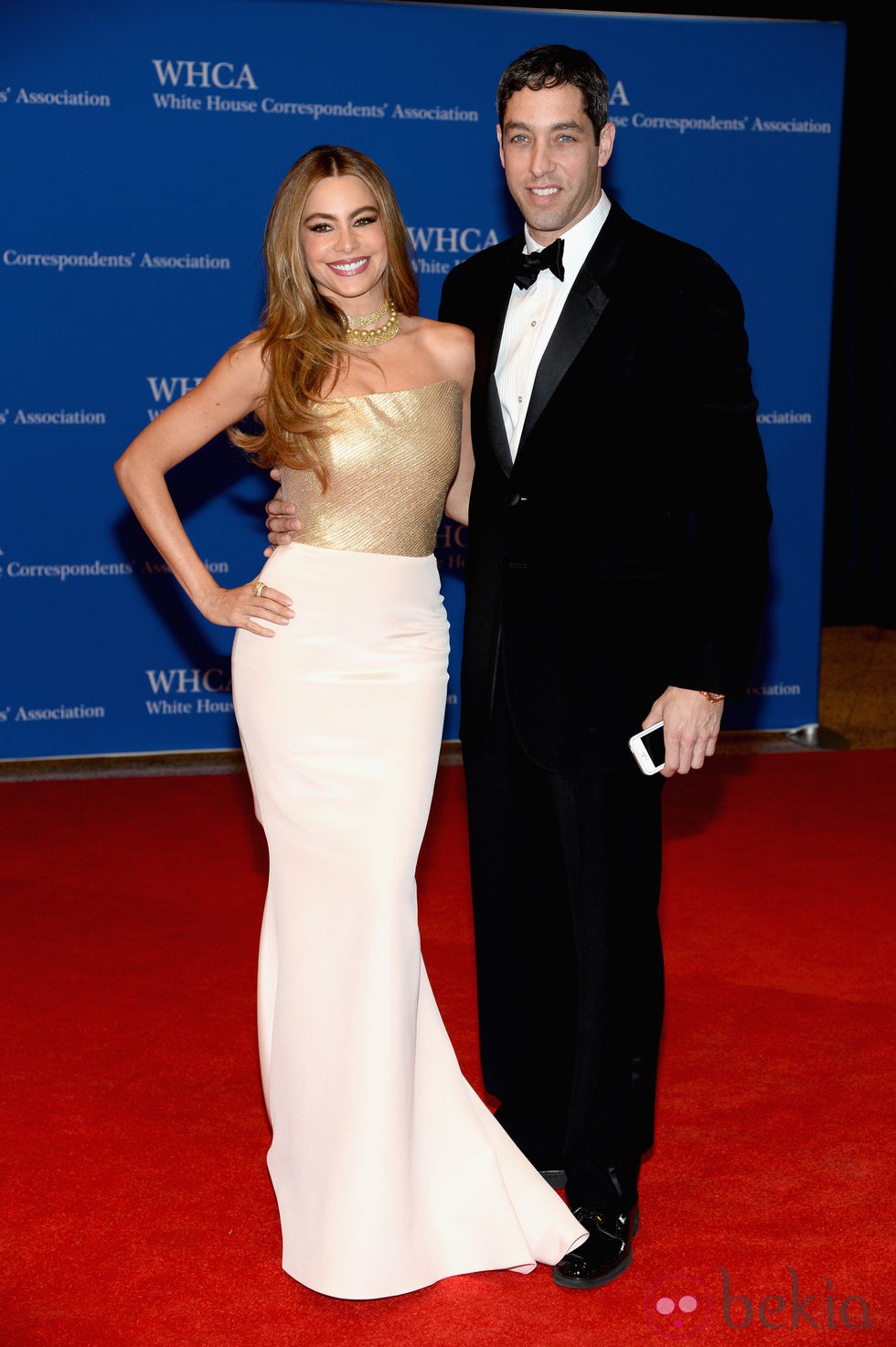 Sofía Vergara y Nick Loeb en la Cena de Corresponsales de la Casa Blanca 2014