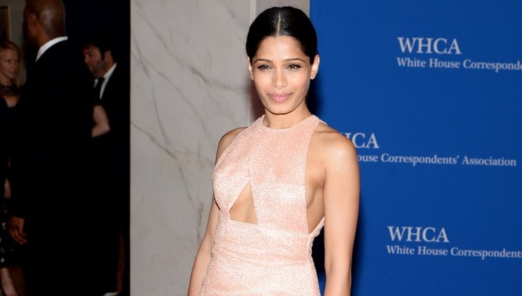 Freida Pinto en la Cena de Corresponsales de la Casa Blanca 2014