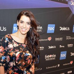 Ruth Lorenzo, muy contenta tras los primeros ensayos en el escenario de Eurovisión 2014