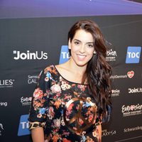 Ruth Lorenzo, muy contenta tras los primeros ensayos en el escenario de Eurovisión 2014