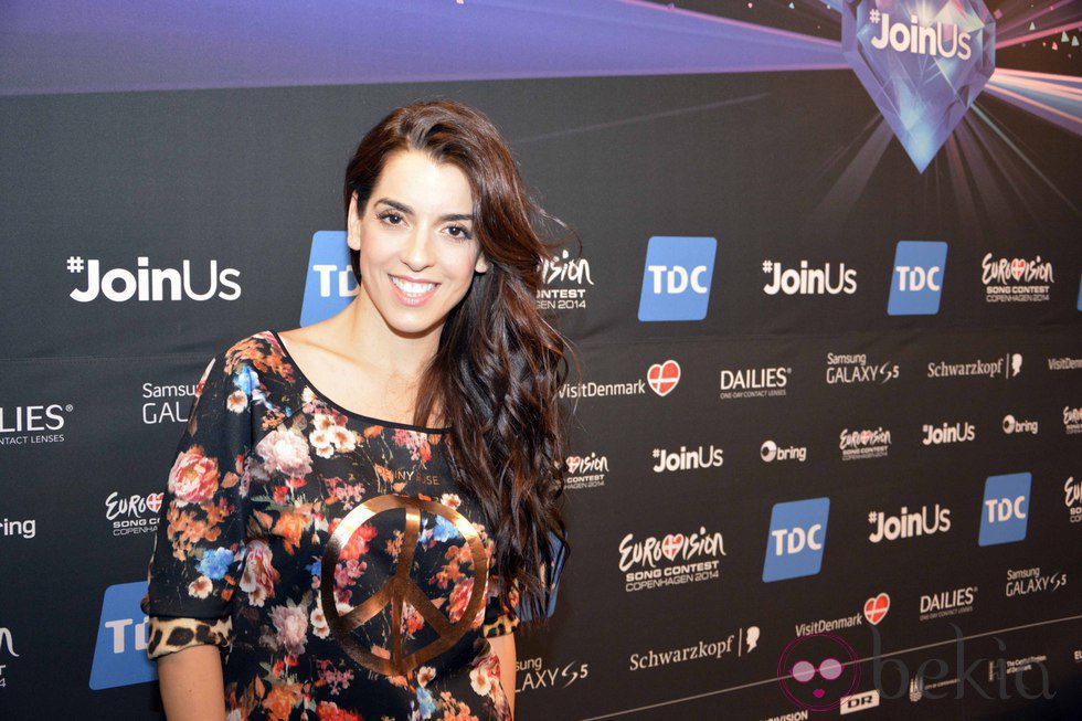 Ruth Lorenzo, muy contenta tras los primeros ensayos en el escenario de Eurovisión 2014