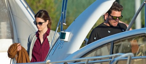 Blanca Suárez y Dani Martín en un barco en Ibiza