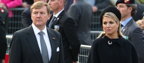 Guillermo Alejandro y Máxima de Holanda en el Día de los Caídos 2014