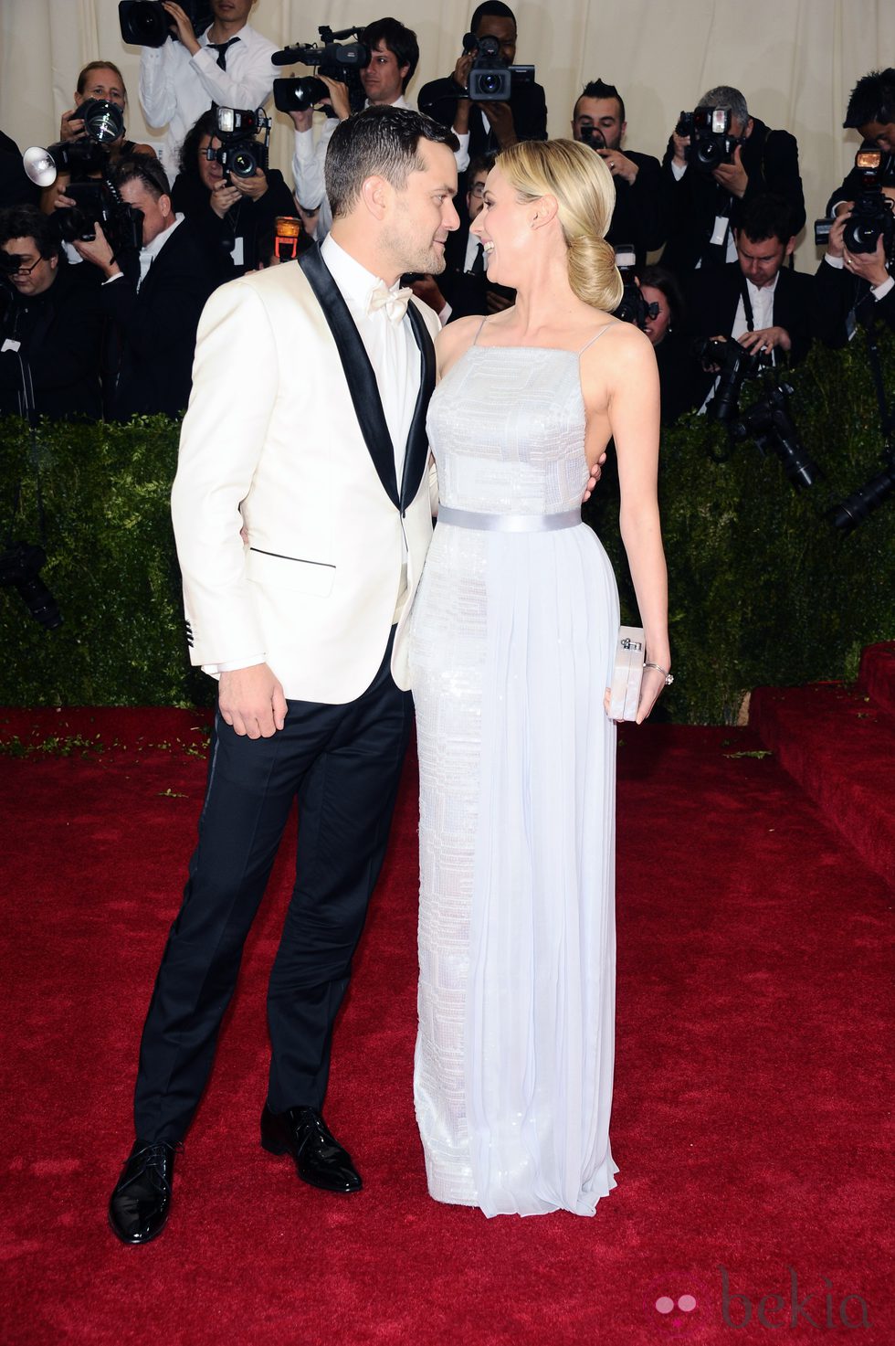 Joshua Jackson y Diane Kruger en la Gala MET 2014