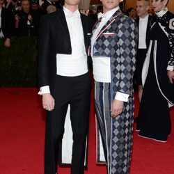 Neil Patrick Harris y David Burtka en la Gala MET 2014