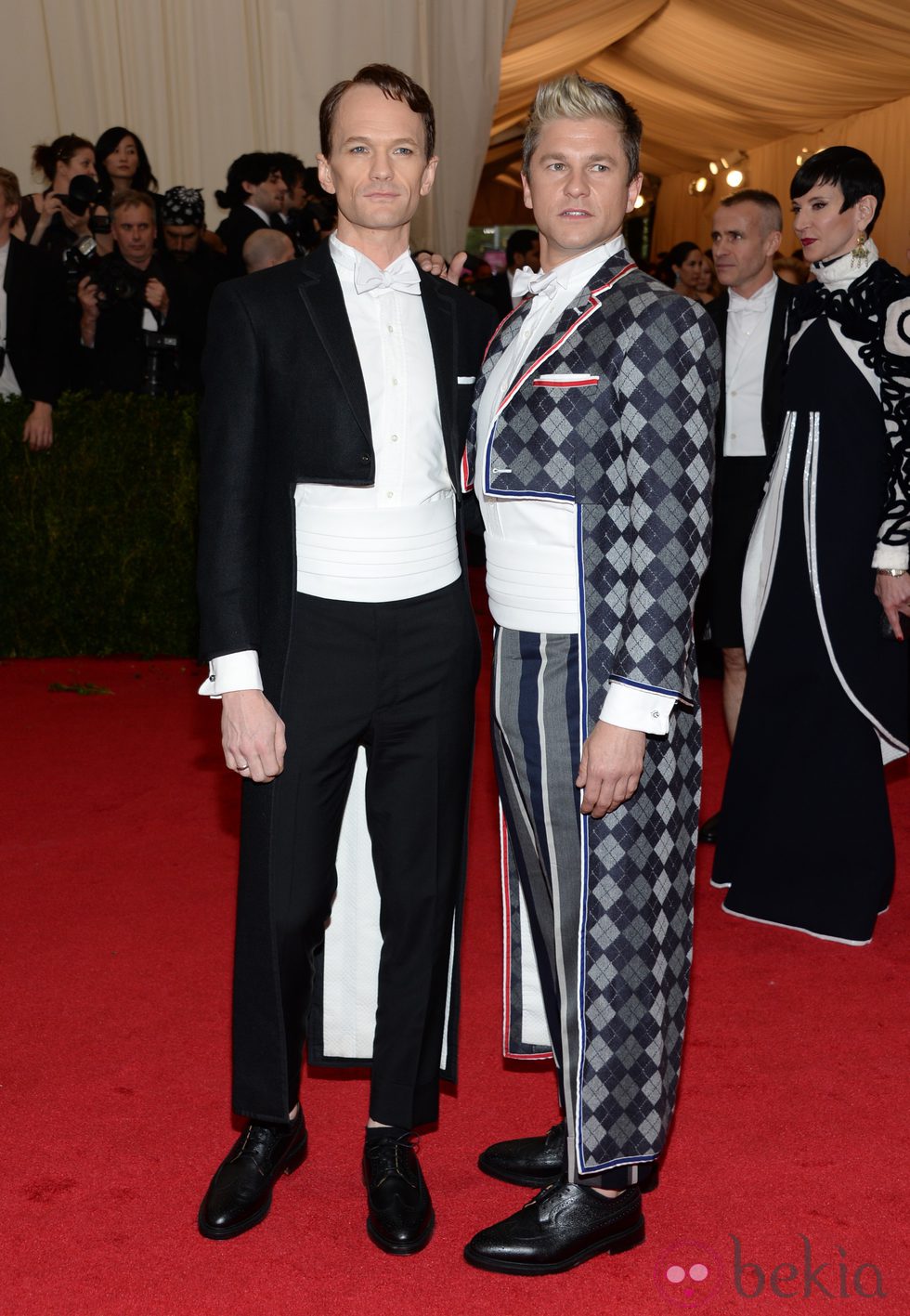 Neil Patrick Harris y David Burtka en la Gala MET 2014