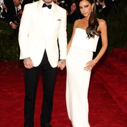 David Beckham y Victoria Beckham en la Gala MET 2014