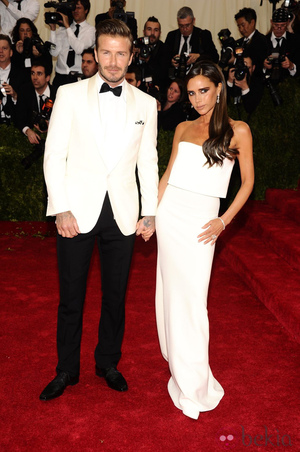 David Beckham y Victoria Beckham en la Gala MET 2014