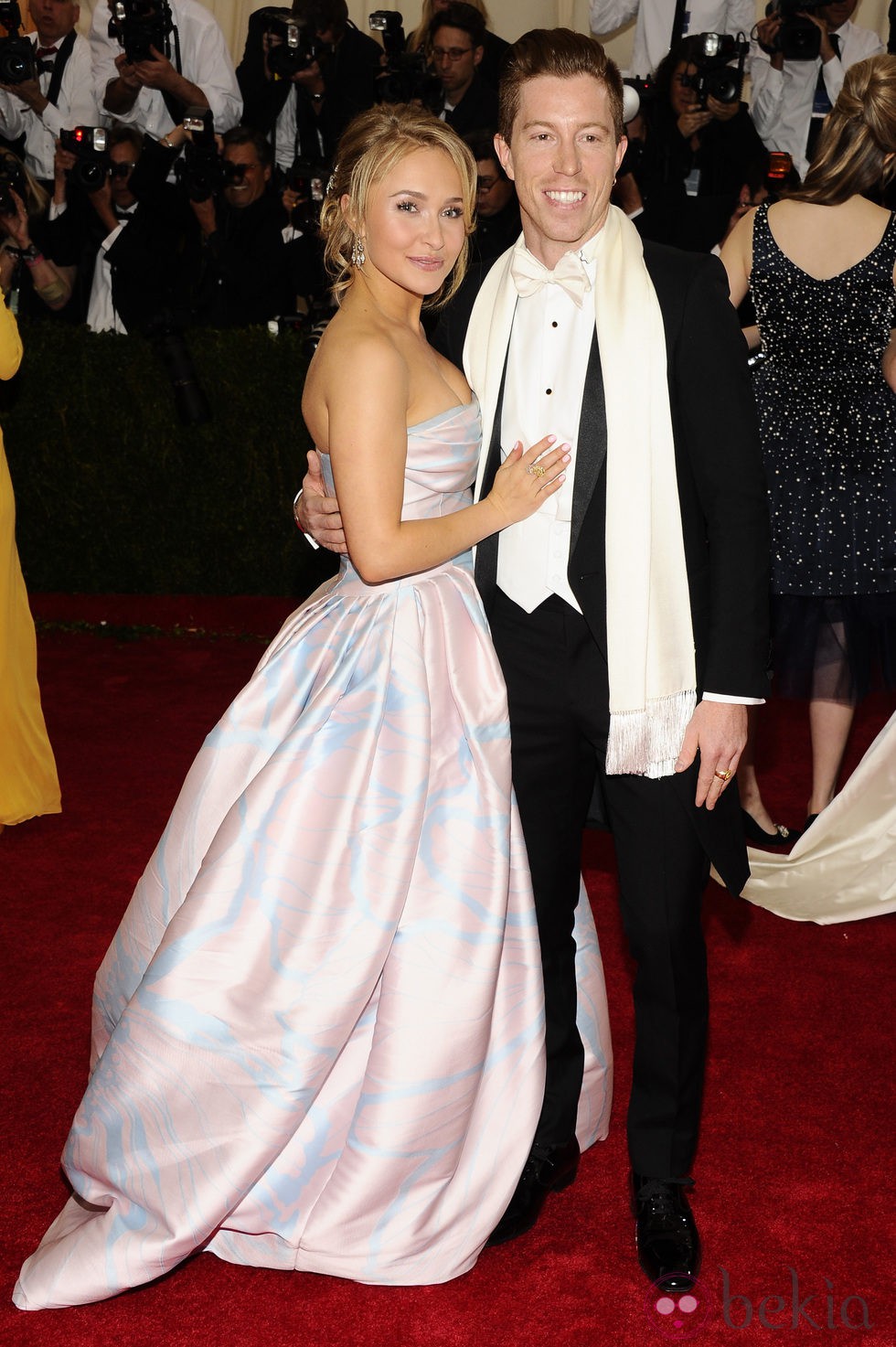 Hayden Panettiere y Shaun White en la Gala MET 2014