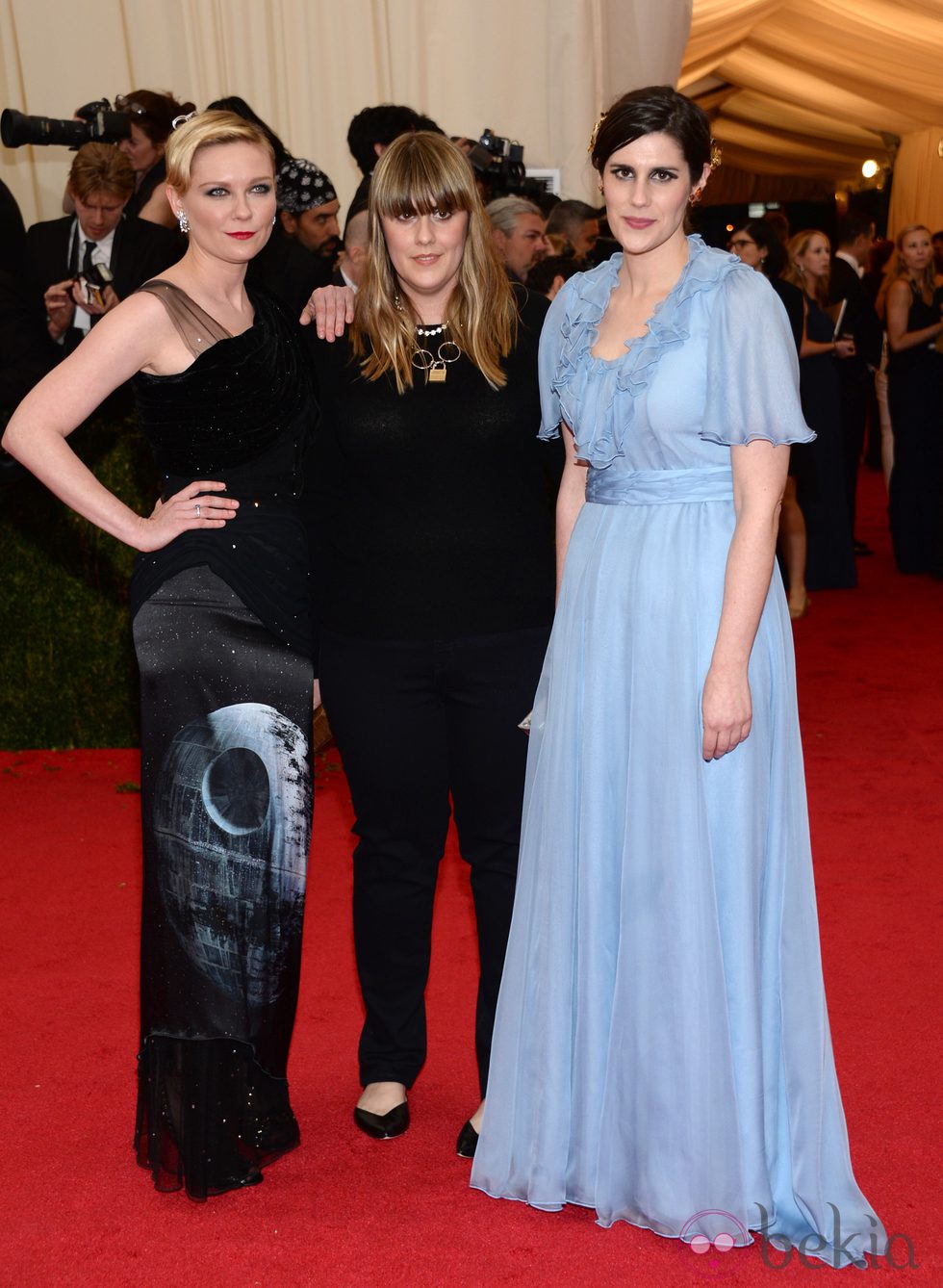 Kirsten Dunst, Kate Mulleavy y Laura Mulleavy en la Gala MET 2014