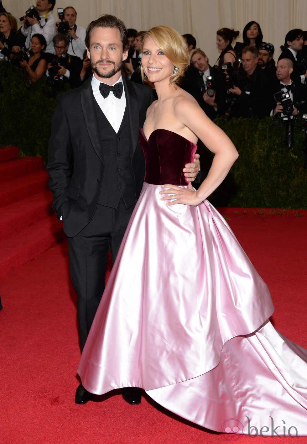 Claire Danes y Hugh Dancy en la Gala MET 2014