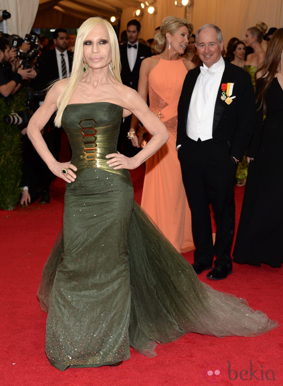 Donatella Versace en la Gala MET 2014