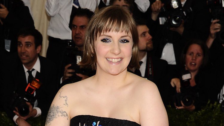 Lena Dunham en la Gala MET 2014