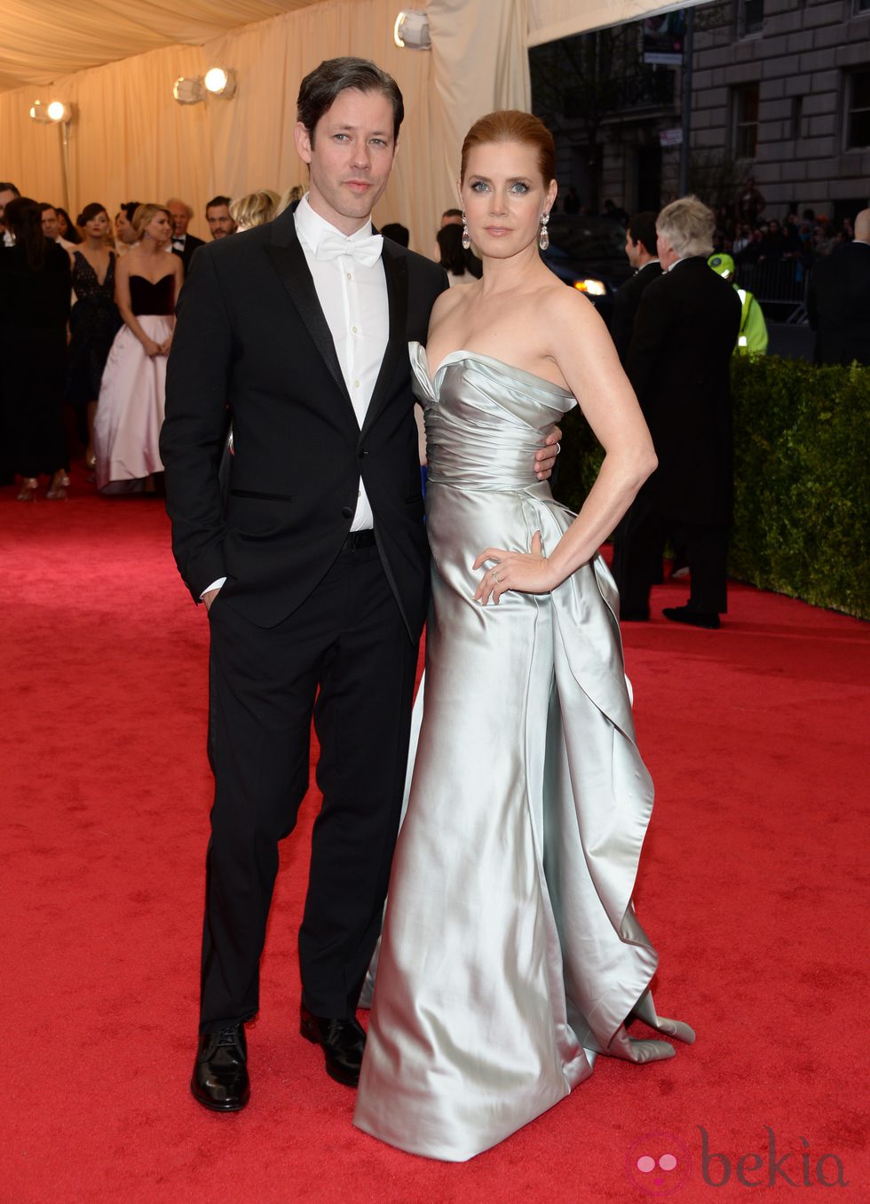 Amy Adams y Darren Le Gallo en la Gala MET 2014