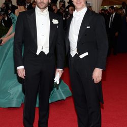 Tom Ford y Benedict Cumberbatch en la Gala MET 2014