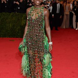 Lupita Nyong'o en la Gala MET 2014