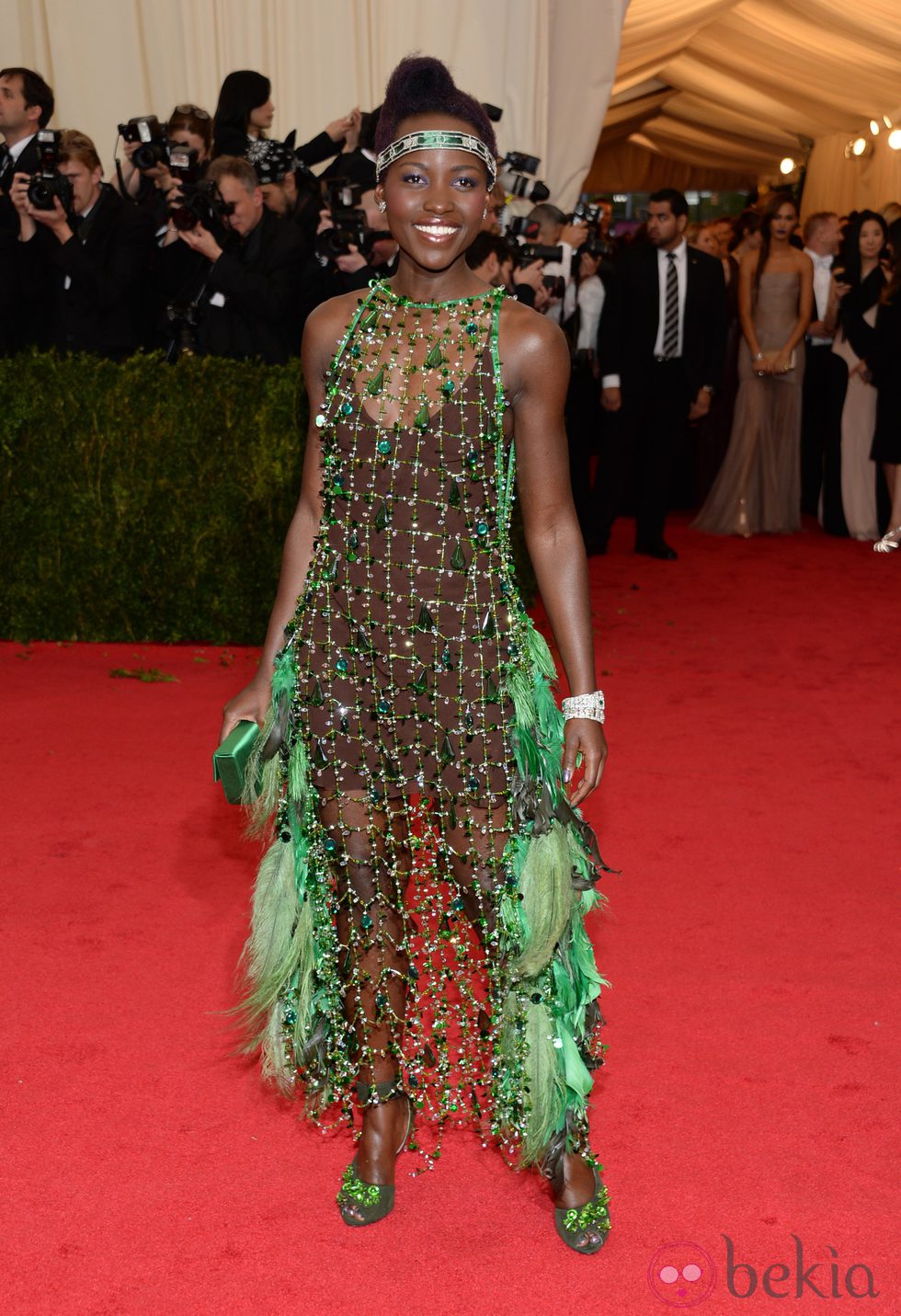 Lupita Nyong'o en la Gala MET 2014