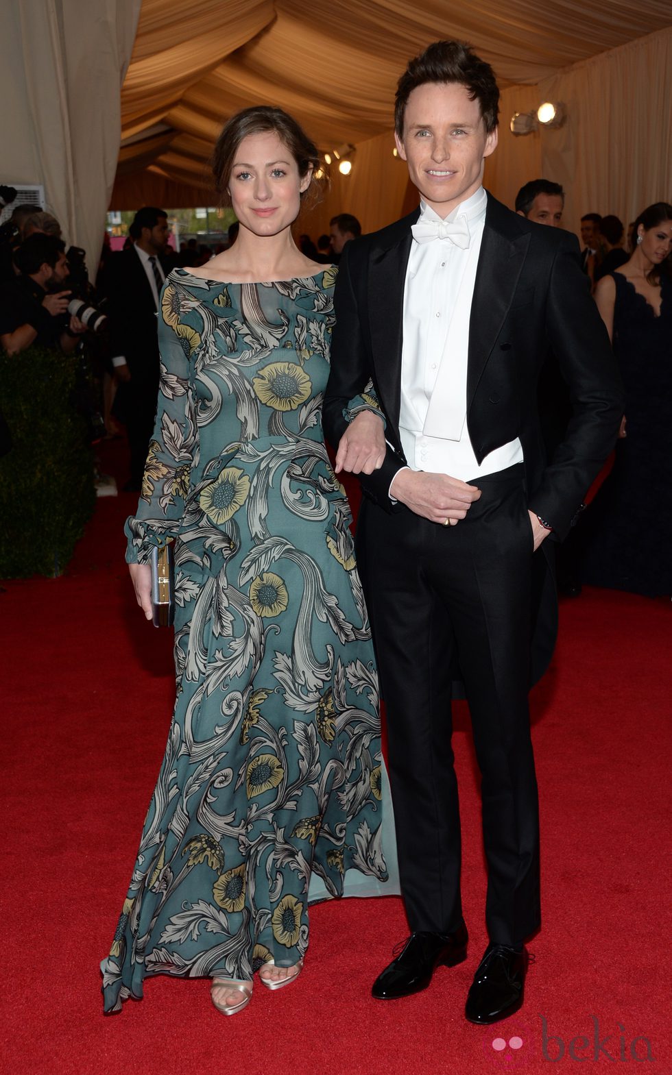 Eddie Redmayne en la Gala MET 2014