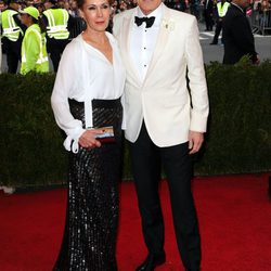 Bryan Cranston y Robin Dearden en la Gala MET 2014