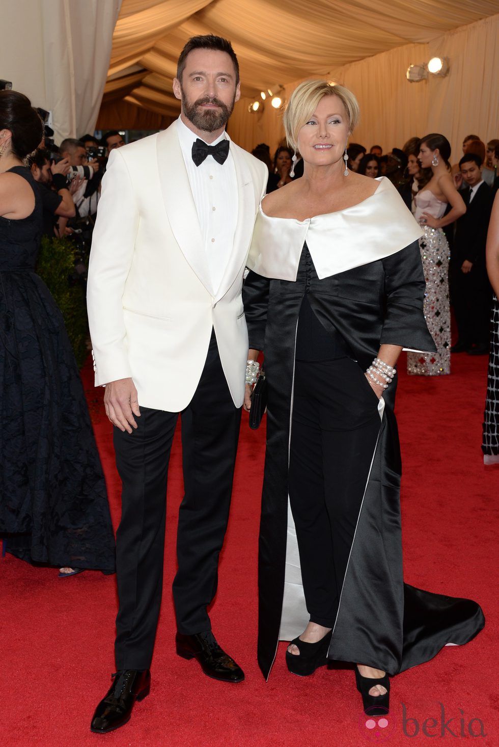 Hugh Jackman y Deborra-Lee Furness en la Gala MET 2014