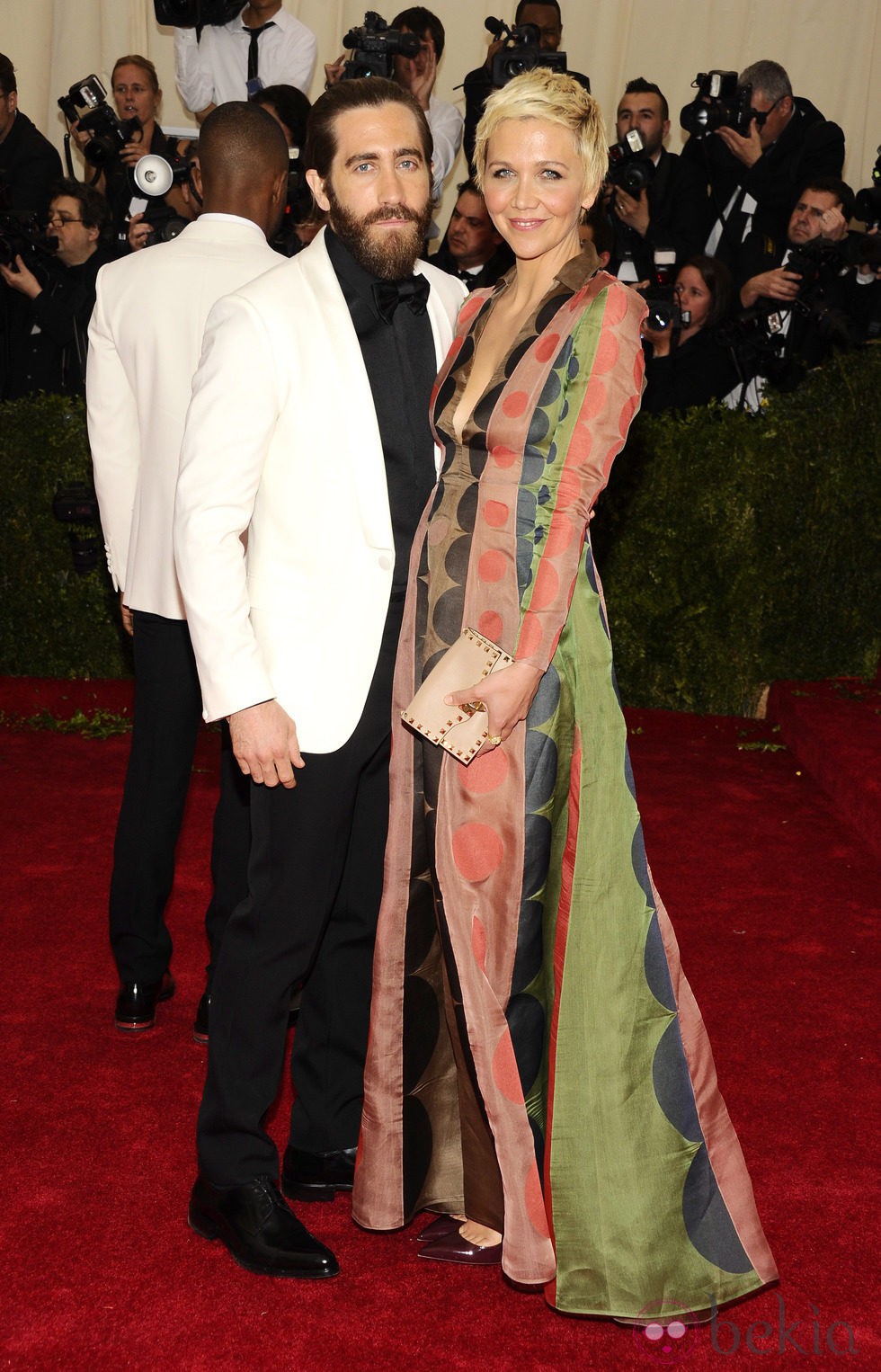 Jake Gyllenhaal y Maggie Gyllenhaal en la Gala MET 2014