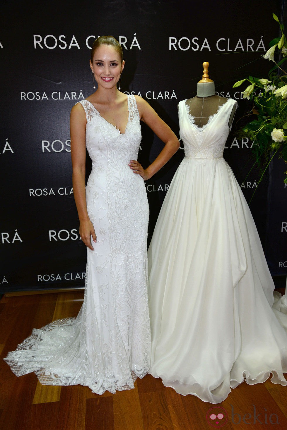 Alba Carrillo en la presentación de la nueva colección de Rosa Clará en Barcelona