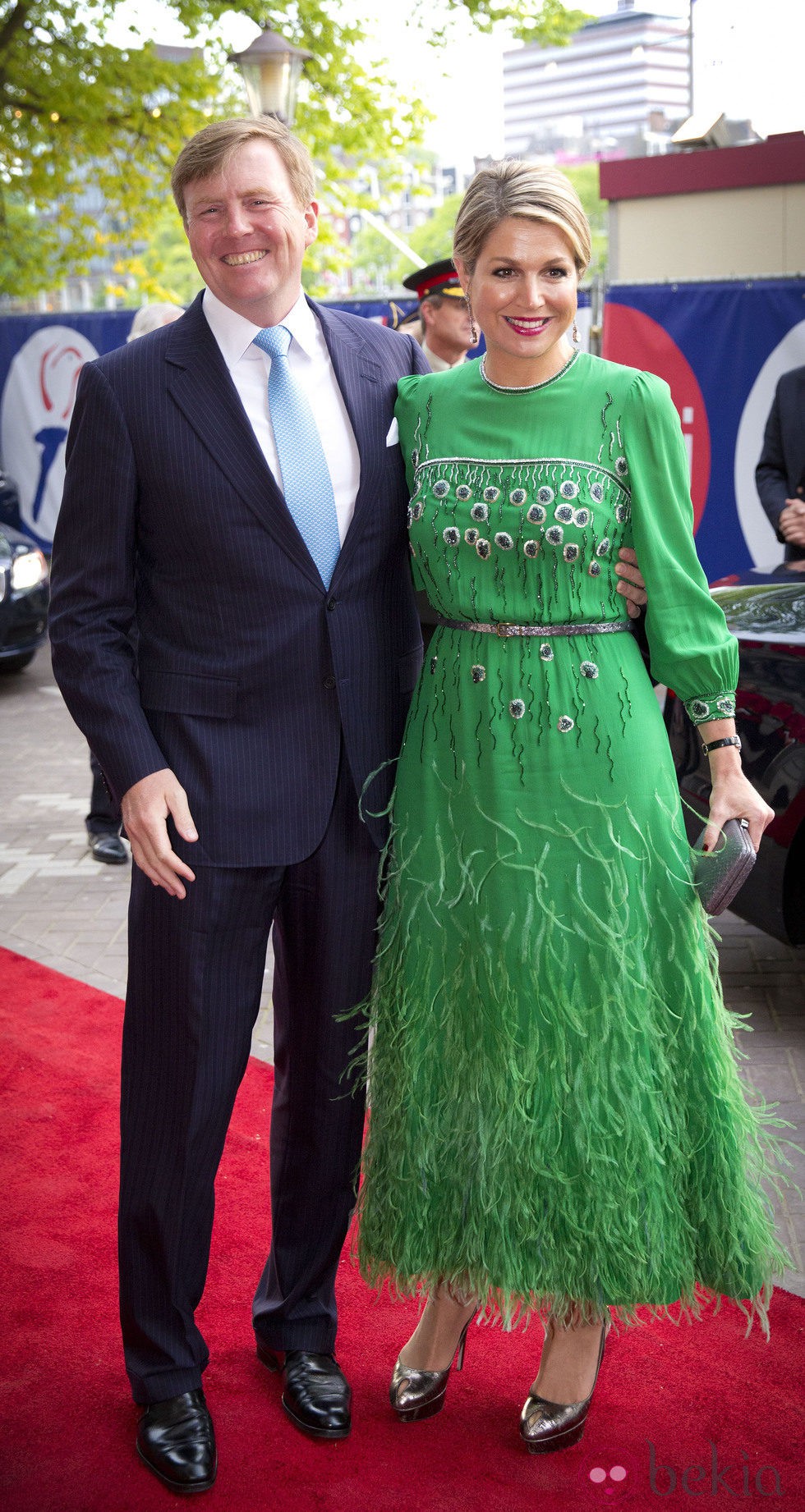 Guillermo Alejandro y Máxima de Holanda en el concierto del Día de la Liberación 2014 