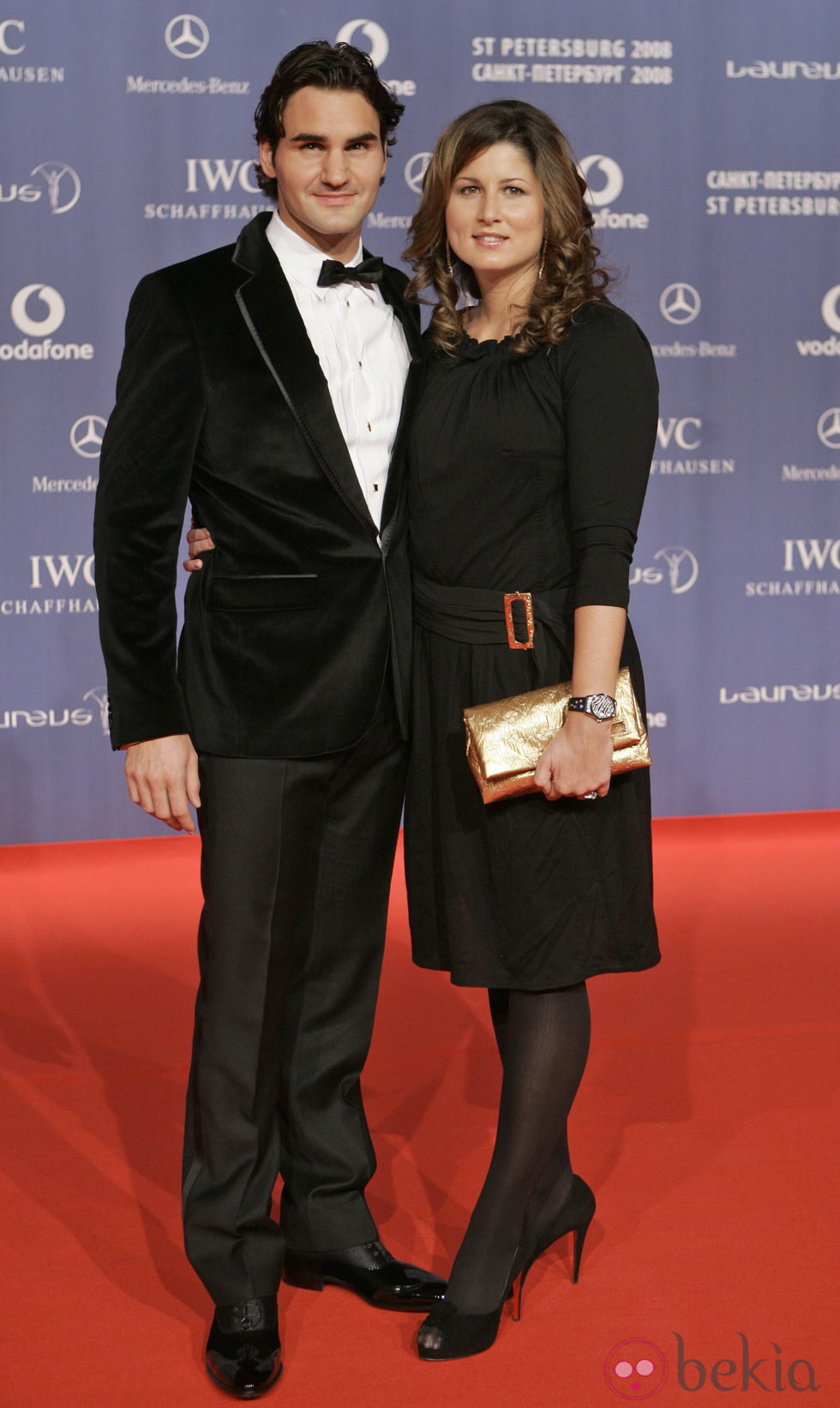 Roger Federer y Mirka Vavrinec