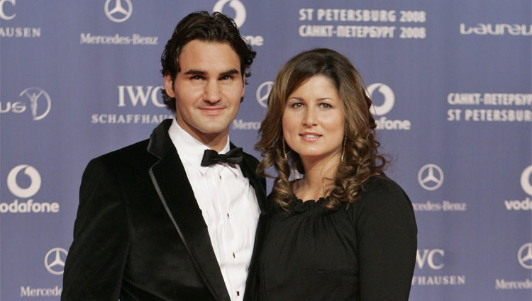 Roger Federer y Mirka Vavrinec