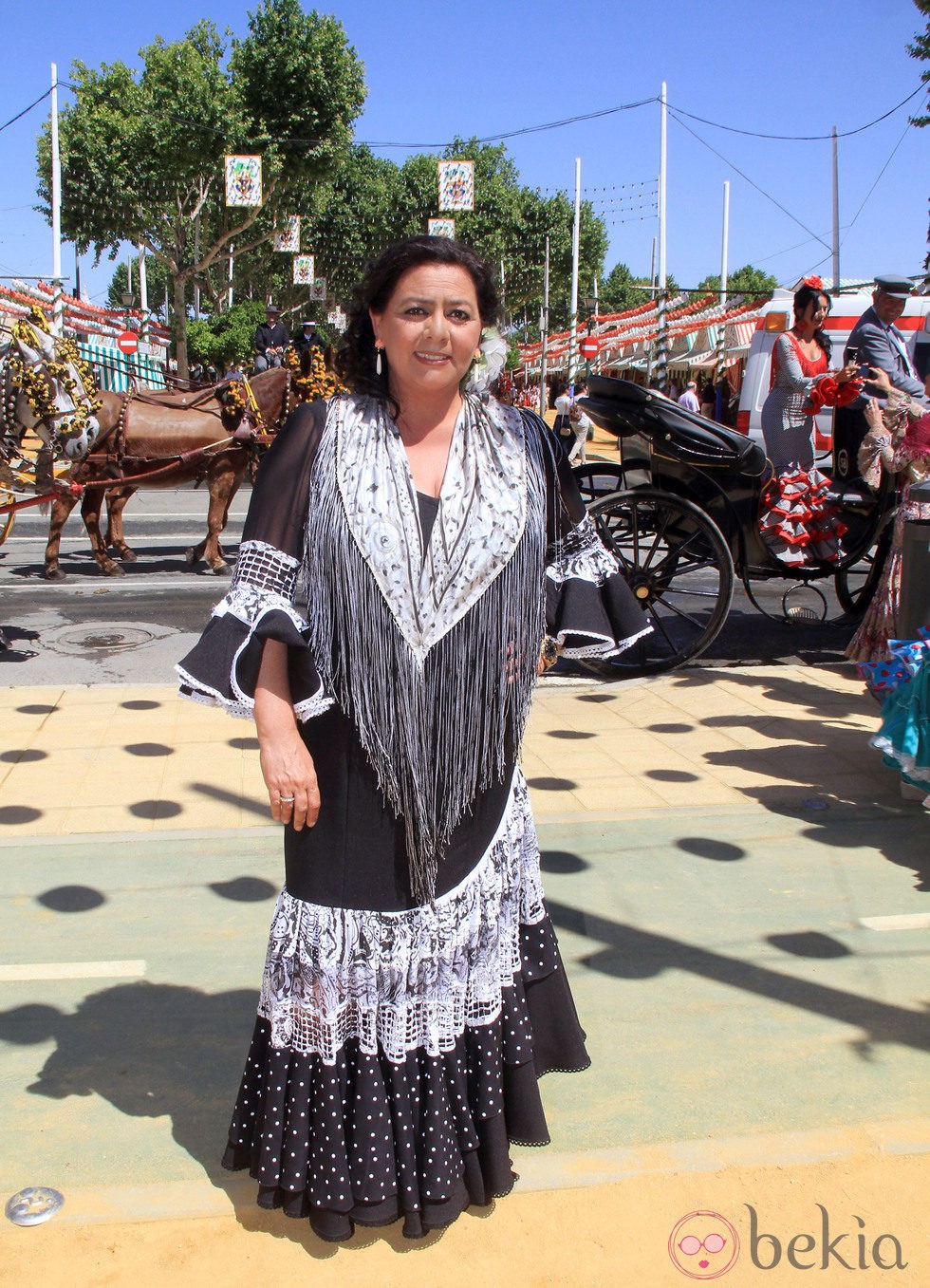 María del Monte en la Feria de Sevilla 2014